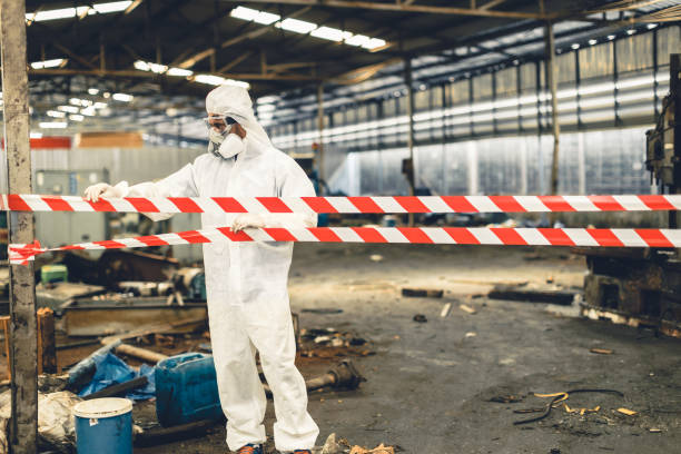 Professional Hoarding Cleanup technician working in Allenhurst, NJ